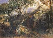 Samuel Palmer The Waters Murmuring oil